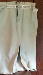NWT Sugar Creek light blue jean skirt